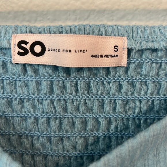 SO Jr Girls Blue Top - S - Picture 2 of 6